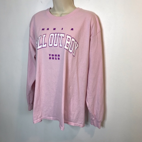 Fall Out Boy 2018 Mania Tour Long Sleeve Shirt L - Picture 3 of 7
